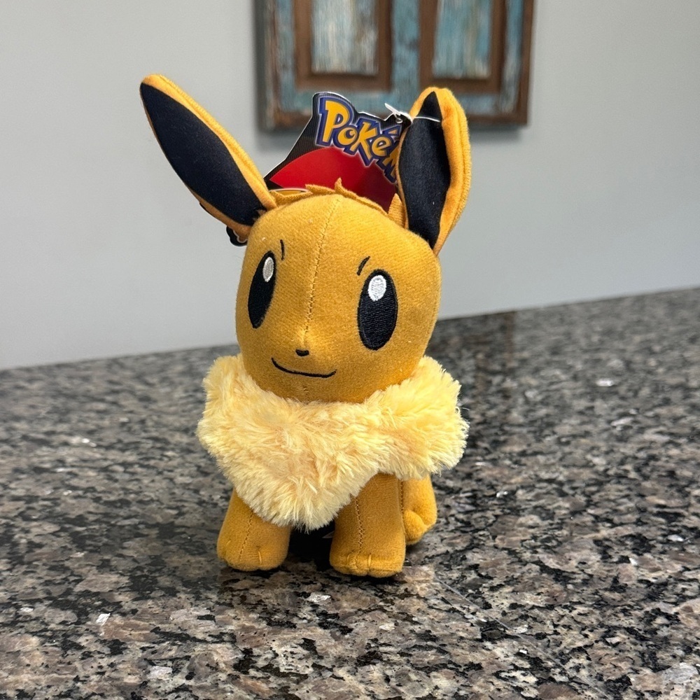 Pokemon Eevee Yellow and Black Plush